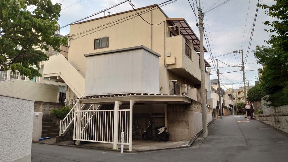 東京都板橋区の鉄骨造2階建アパート解体工事｜施工前の周辺状況