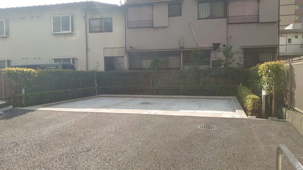 東京都世田谷区で行った鉄骨造機械式立体駐車場の解体工事｜施工完了